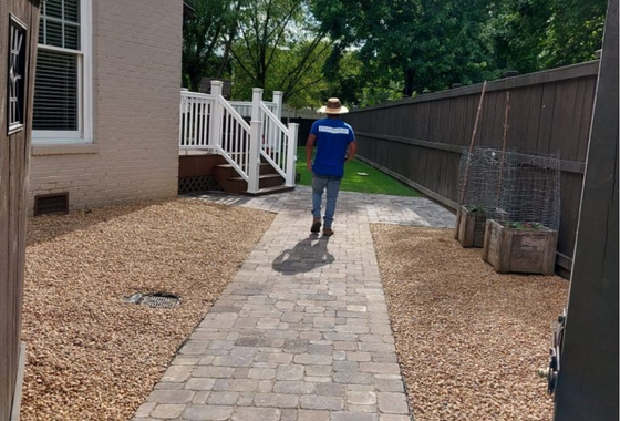 Paver Driveway Installation